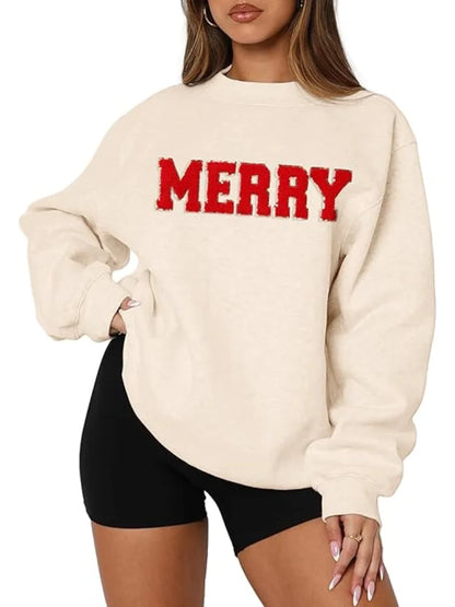 merry bold crew sweater