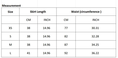 rainbow metallic skirt