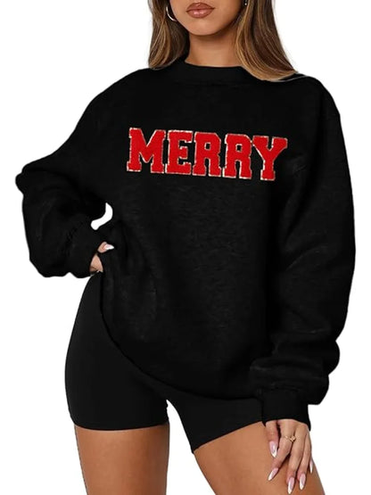 merry bold crew sweater