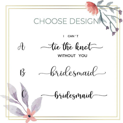 bridal party proposal scrunchies - basil boutique