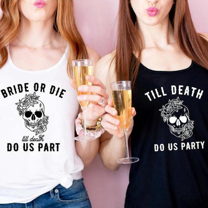 till death do us party tank tops - basil boutique