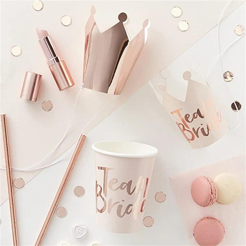 team bride party supplies - basil boutique