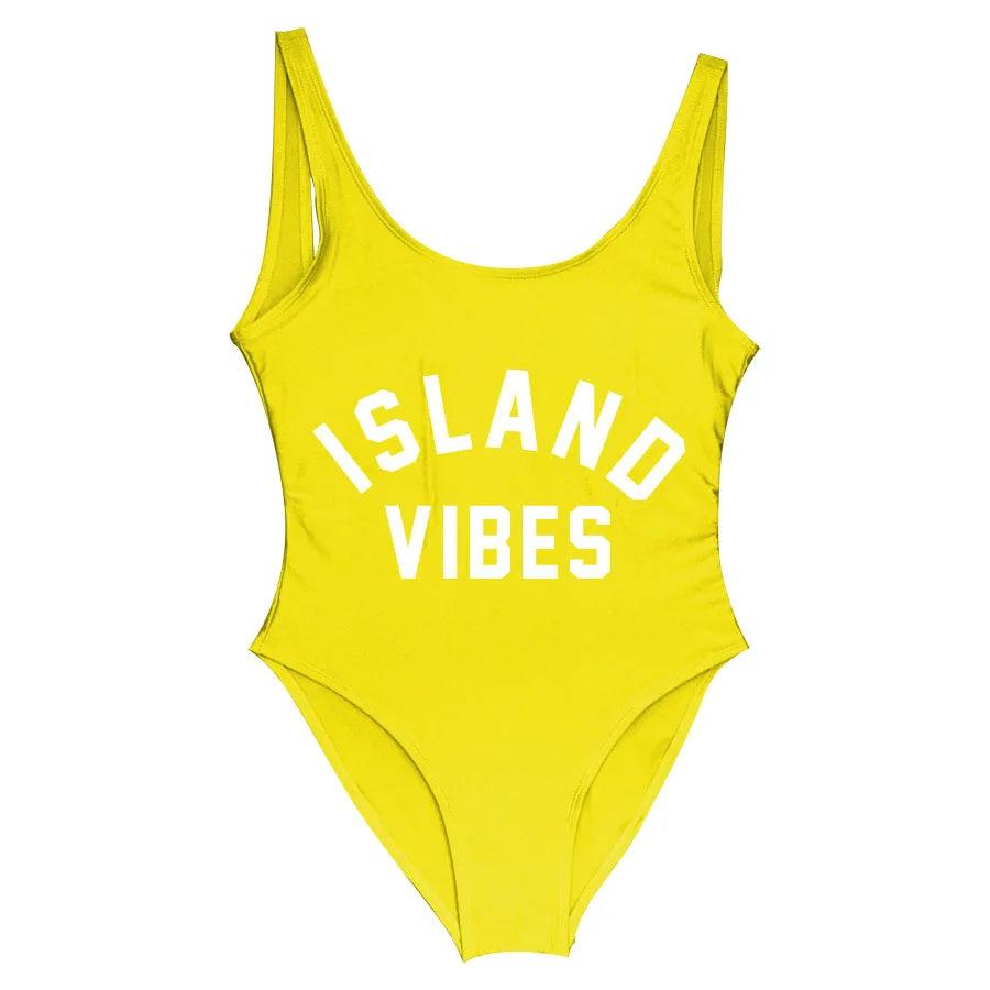 island vibes matching one-piece swimsuits - basil boutique