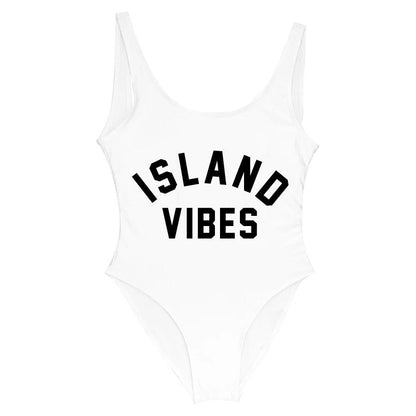 island vibes matching one-piece swimsuits - basil boutique