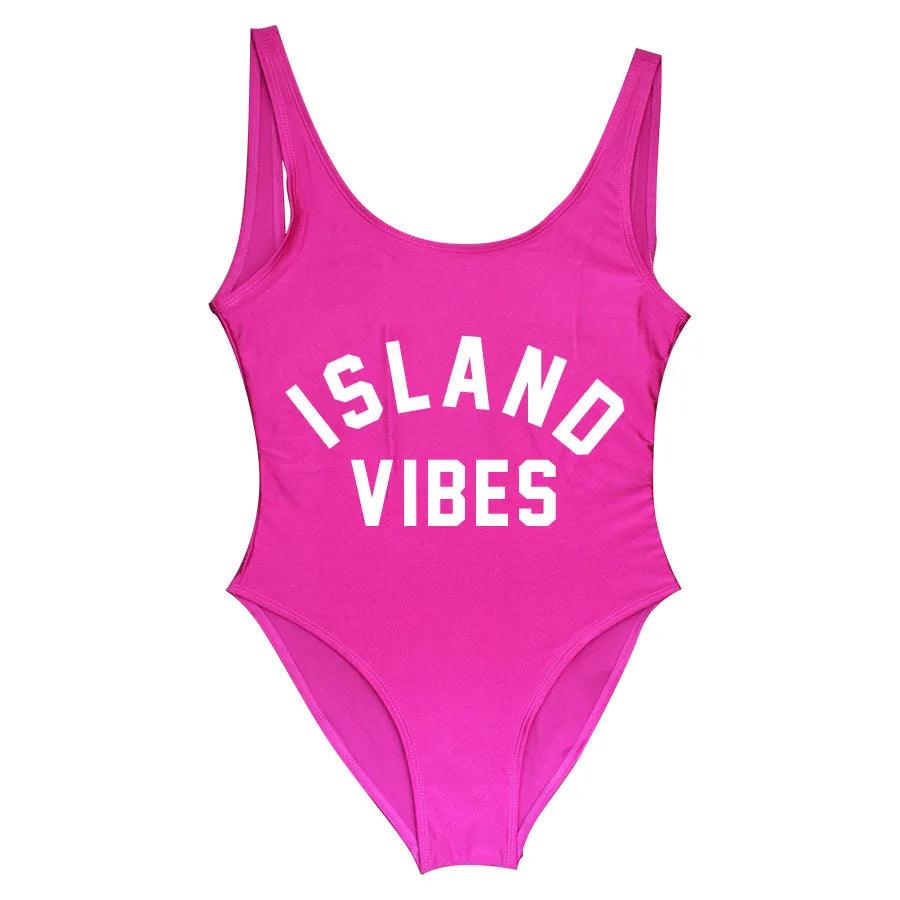 island vibes matching one-piece swimsuits - basil boutique