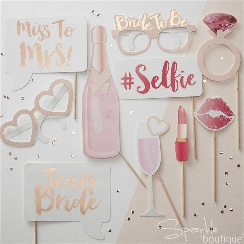 team bride party supplies - basil boutique