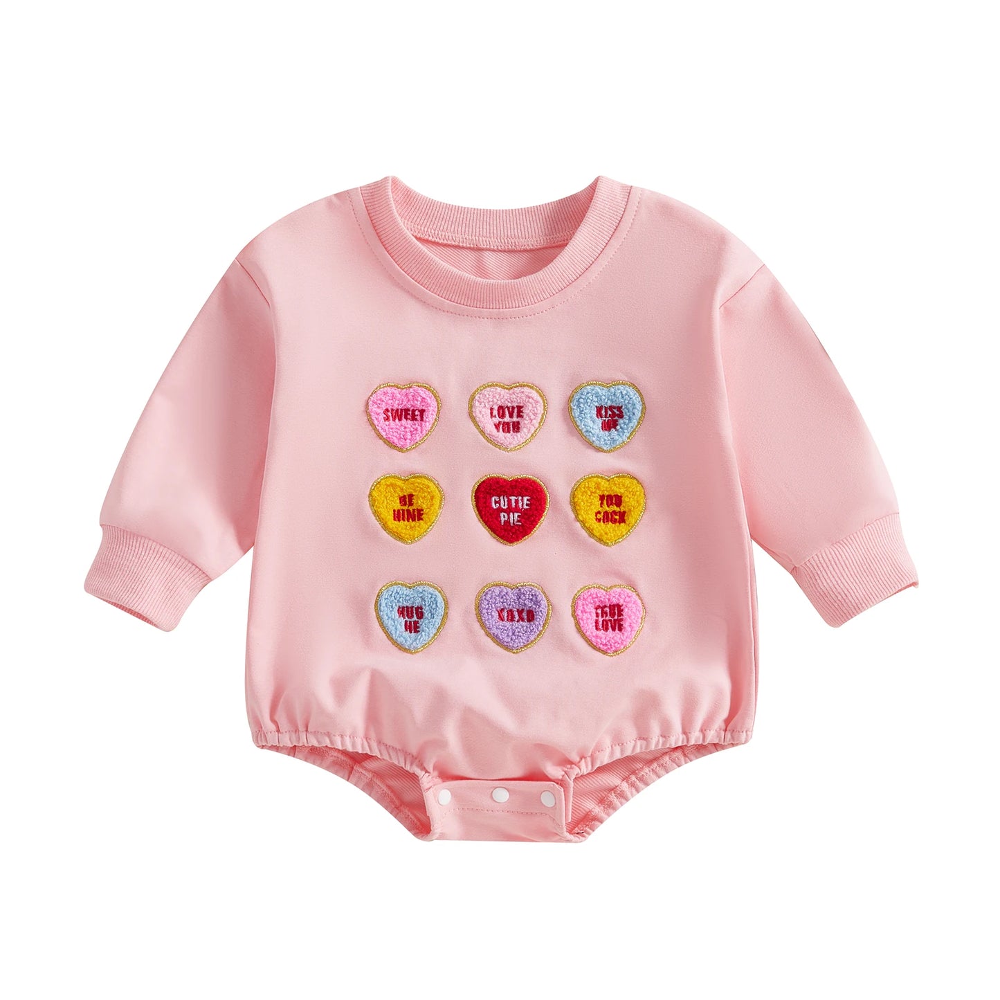 sweetheart candy onesie