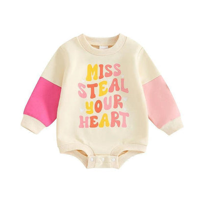 valentine's day onesies - basil boutique