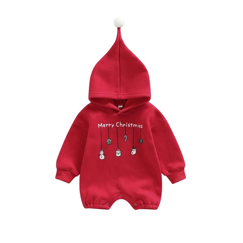 merry christmas ornaments onesie - basil boutique