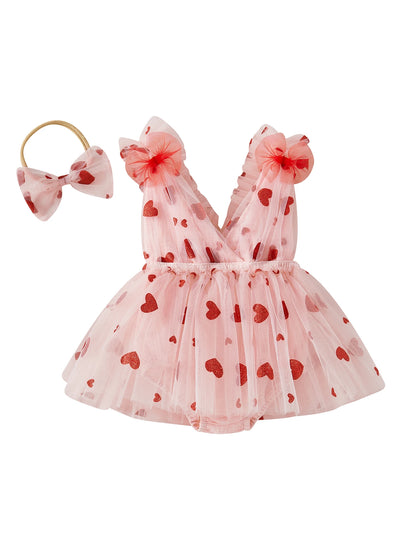 heart tulle onesie