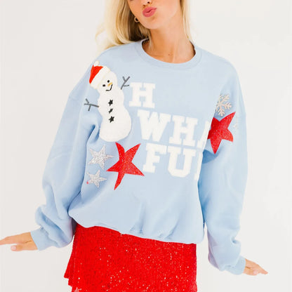 oh what fun crew sweater