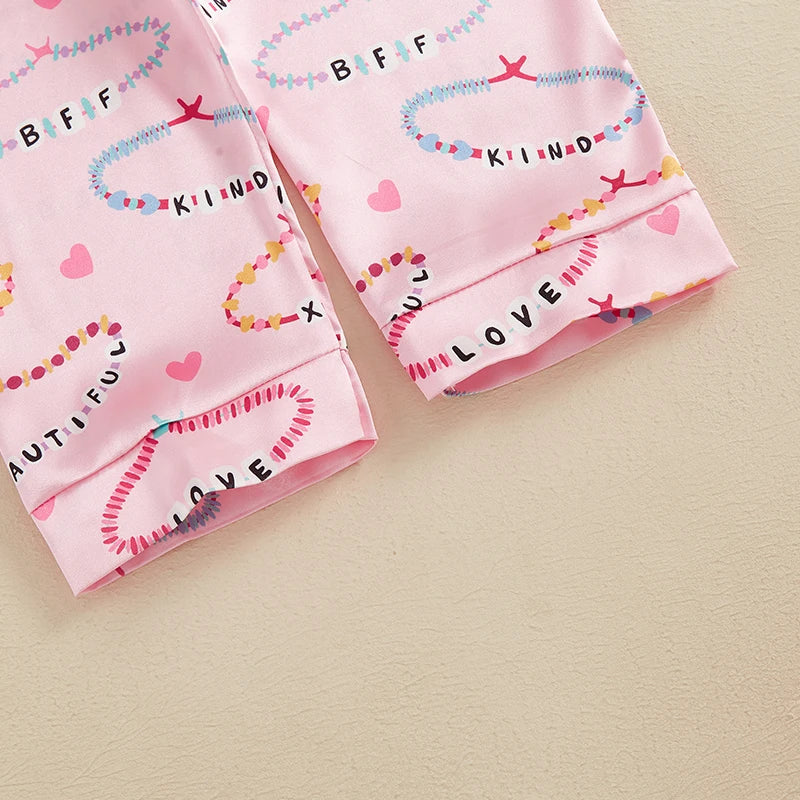 best friends forever kids pajamas