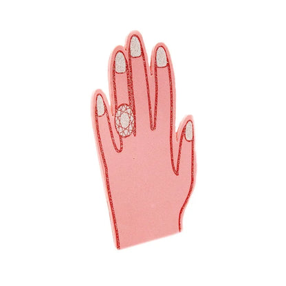 mini engagement ring foam finger