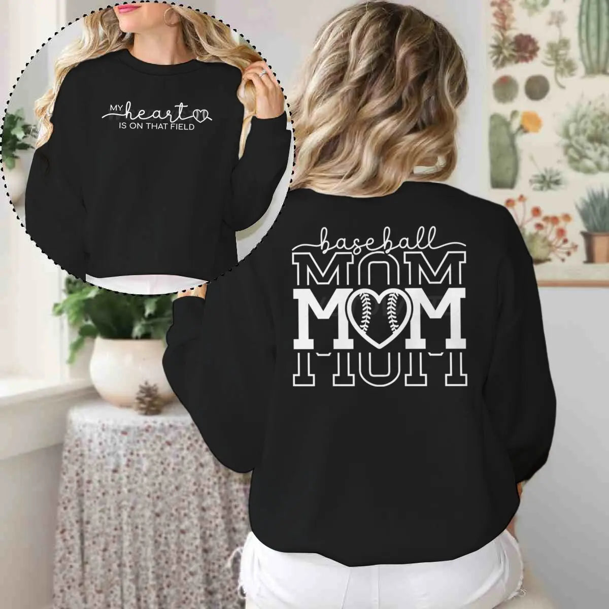 my heart is on that field crew sweatshirt