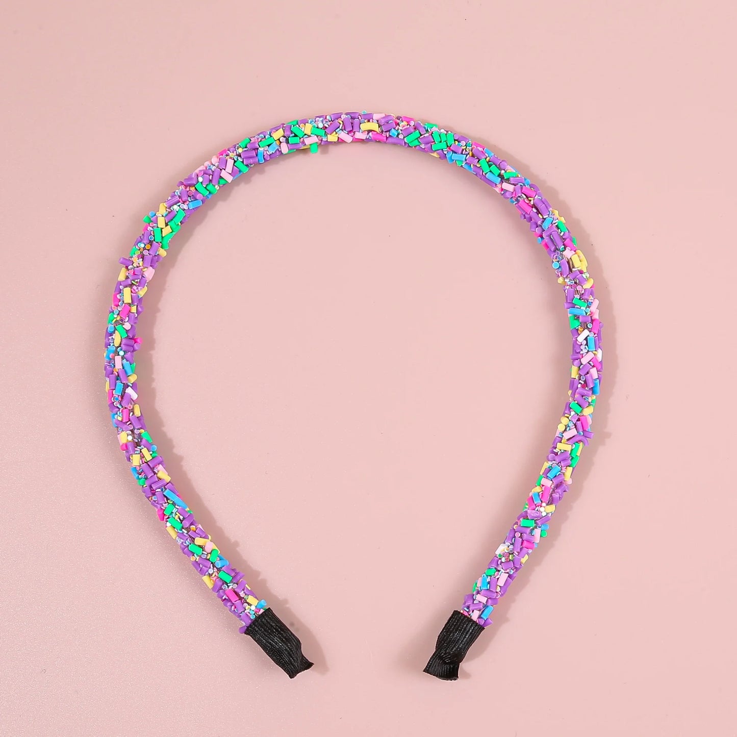 1/4pcs Sparkly Hairbands Cute Girls Headbands Girls Ice Cream Colors Headbands Kids Children Party Decoration Headwear