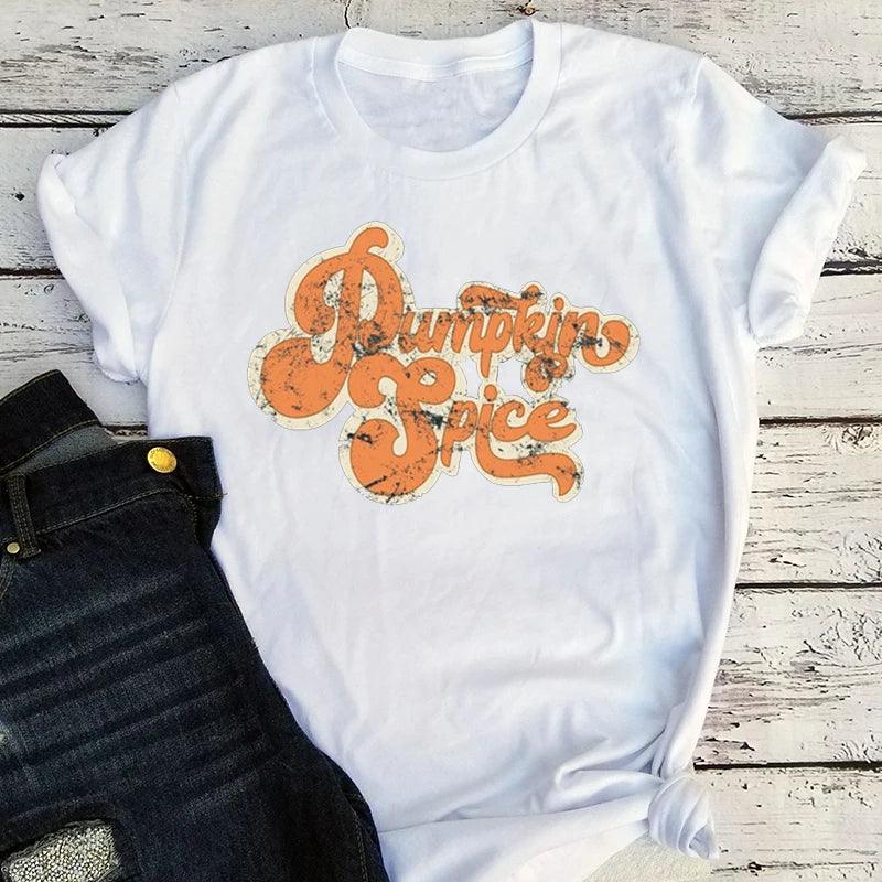 pumpkin spice t-shirt - basil boutique