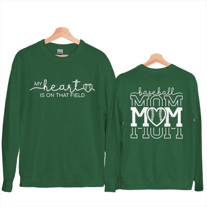 my heart is on that field crew sweatshirt