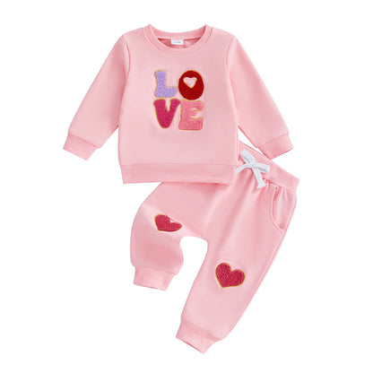 love patch kids outfit
