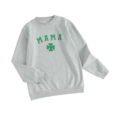 lucky dude + mama matching crew sweatshirts - basil boutique