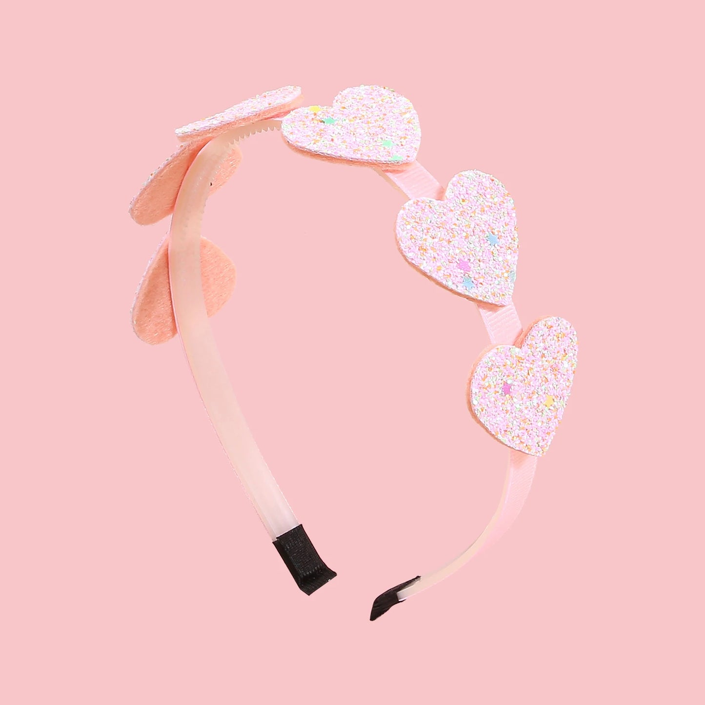 heart glitter headbands