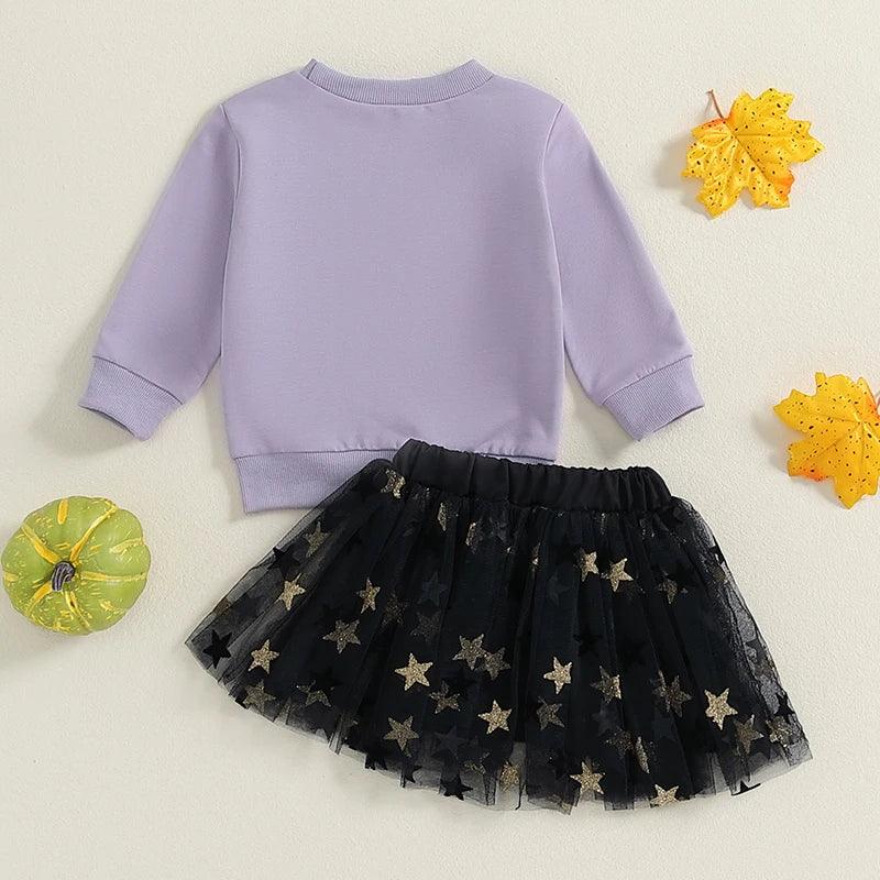 hocus pocus tulle kids outfit - basil boutique