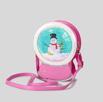 snow globe crossbody bag