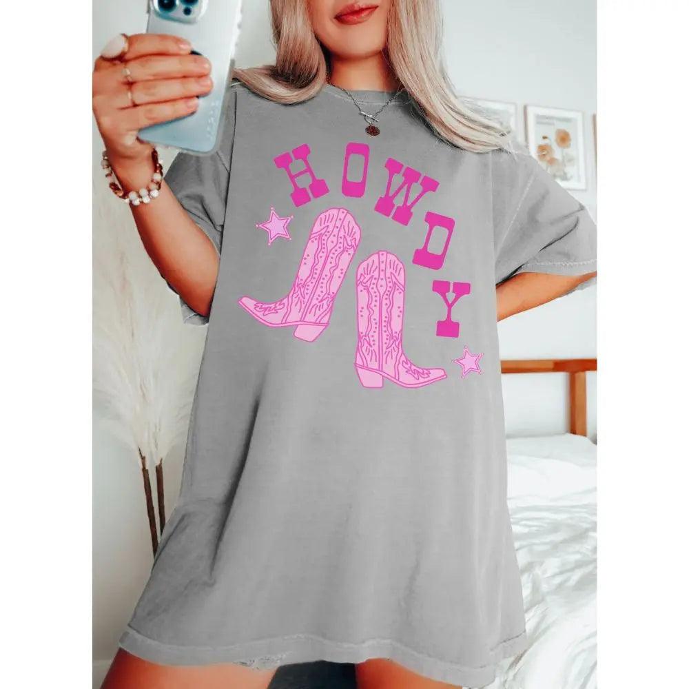 howdy cowgirl t-shirt - basil boutique