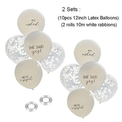 engagement party balloon kit - basil boutique