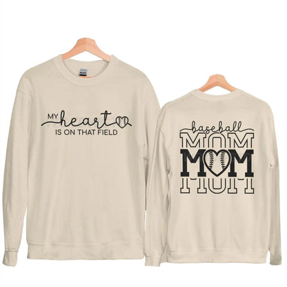 my heart is on that field crew sweatshirt