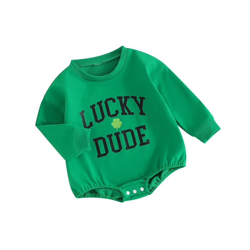 lucky dude + mama matching crew sweatshirts - basil boutique