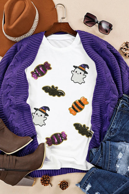 halloween spirit sequin tops