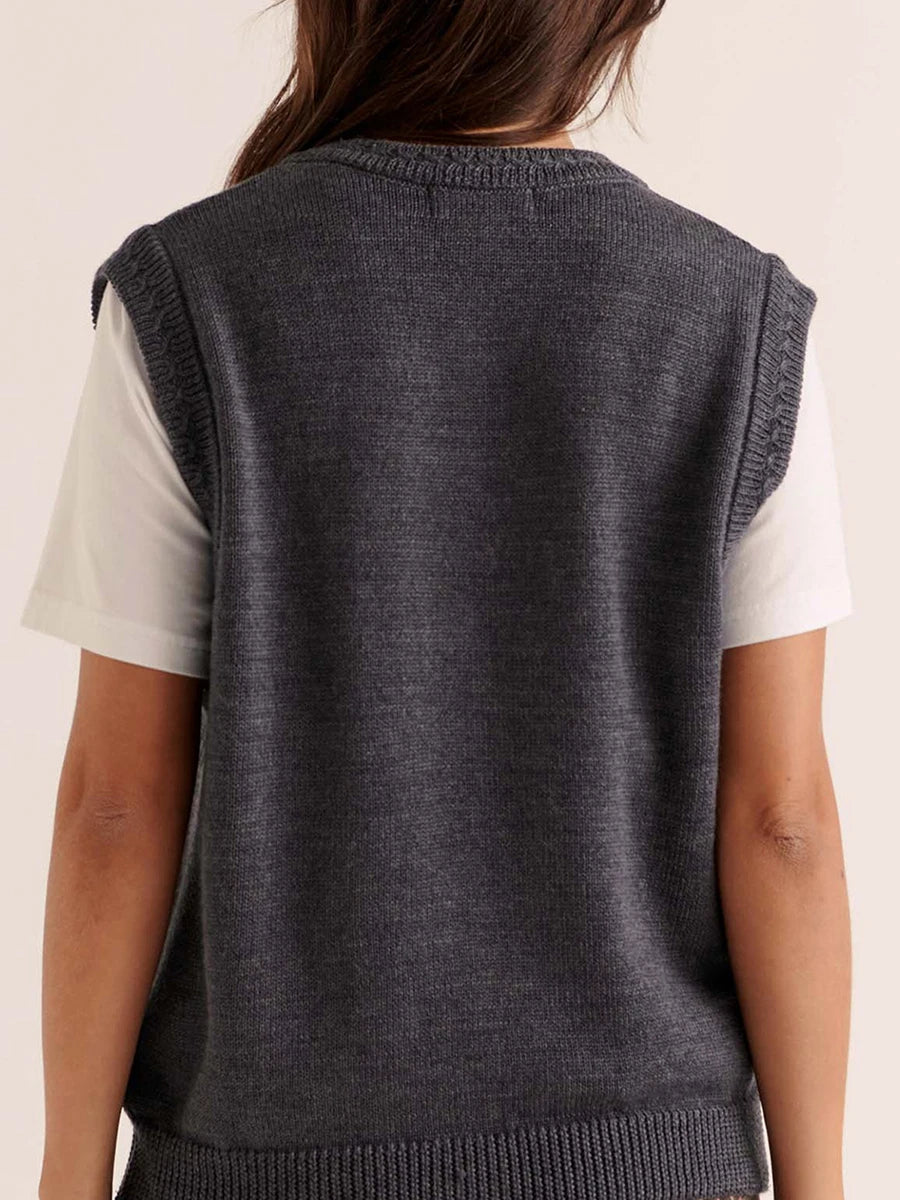 christmas sequin vest