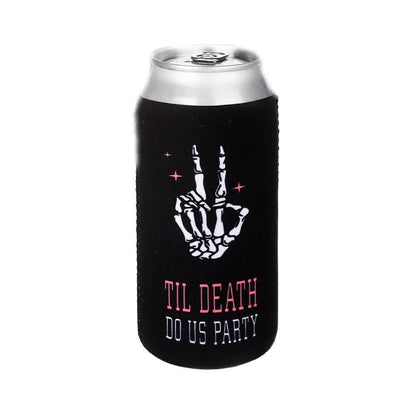 til death slim-fit koozies - basil boutique