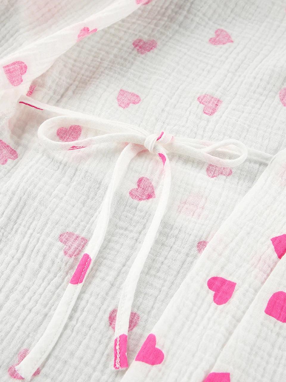 sweet valentine pajamas