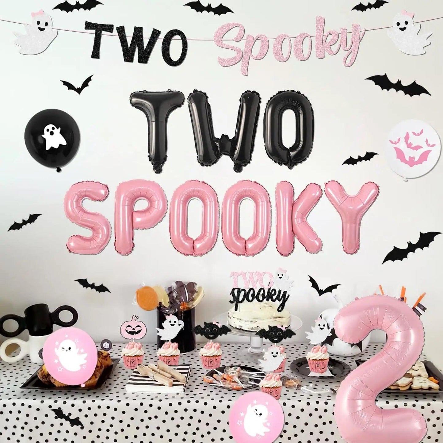 two spooky decoration set