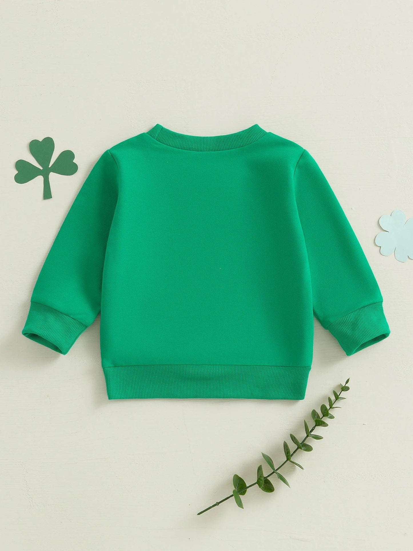 irish shamrock kids crew sweatshirt