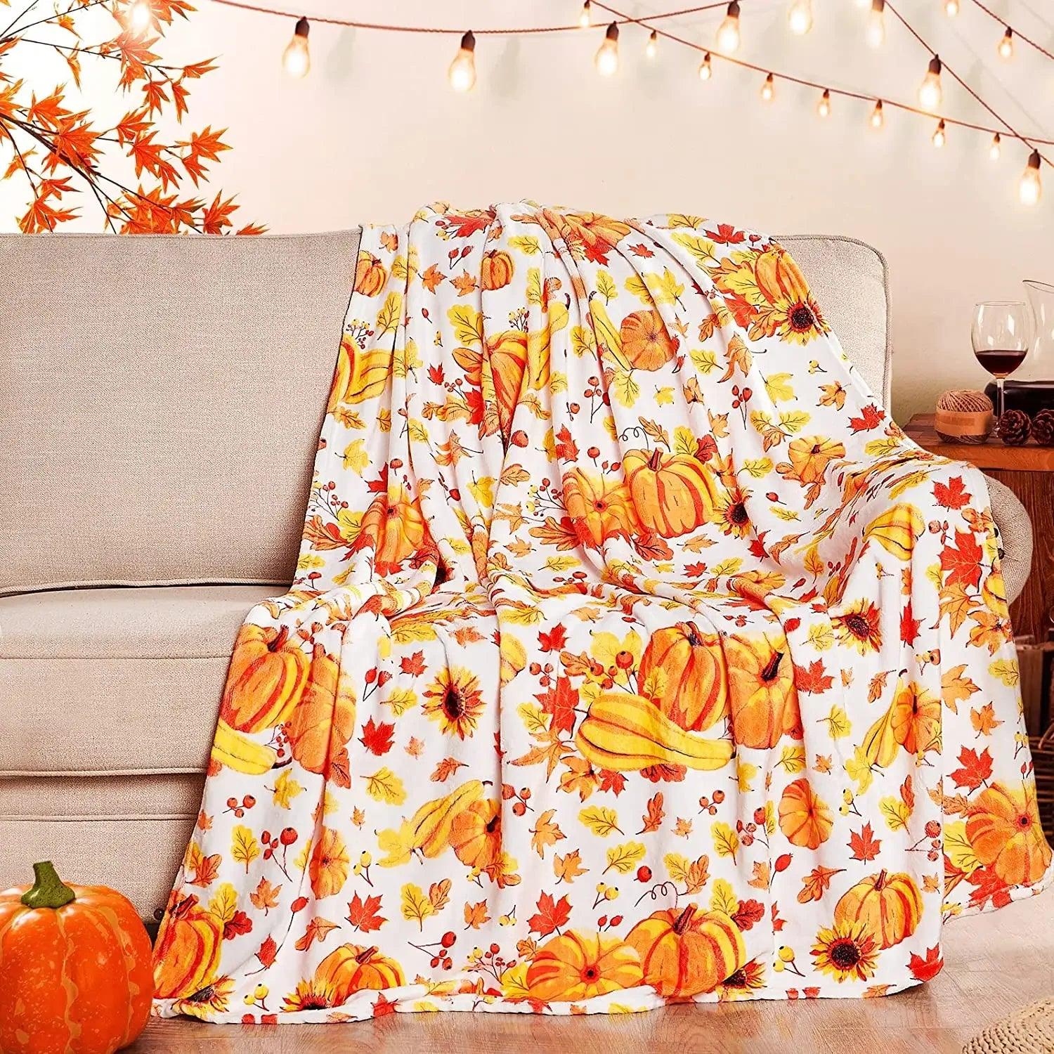 halloween throw blankets - basil boutique