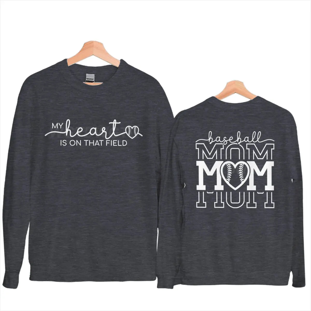 my heart is on that field crew sweatshirt