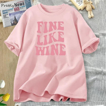 fine like wine t-shirt - basil boutique