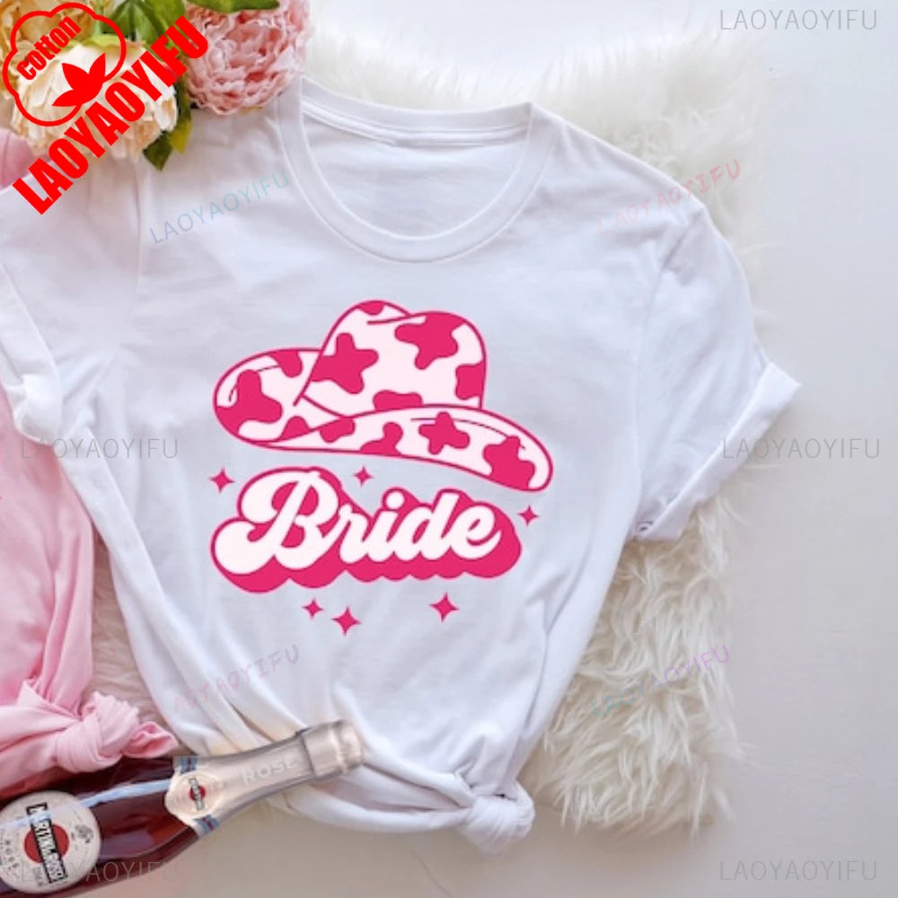 cowgirl bachelorette t-shirts
