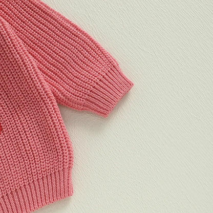 easter bunny knit kids crew sweater