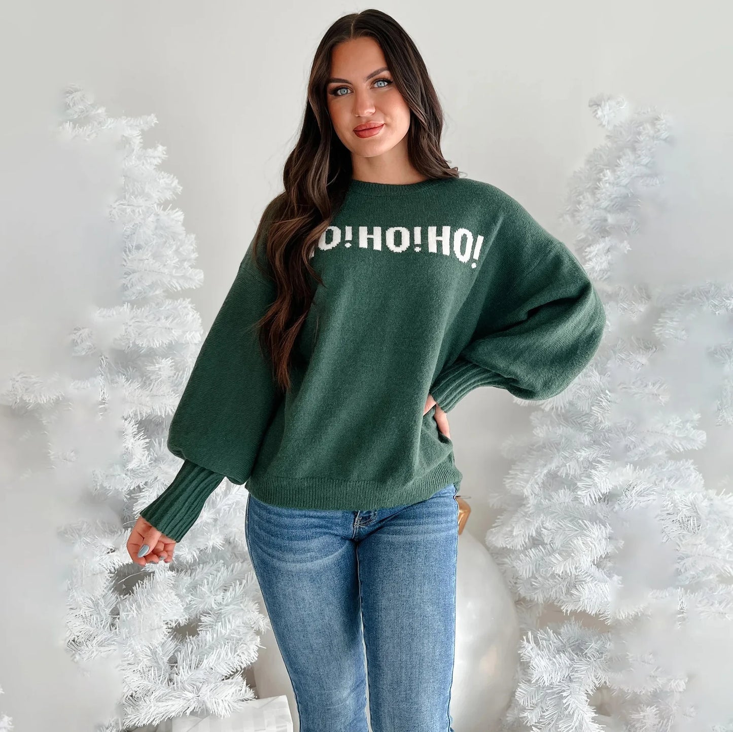 merry christmas knit sweater