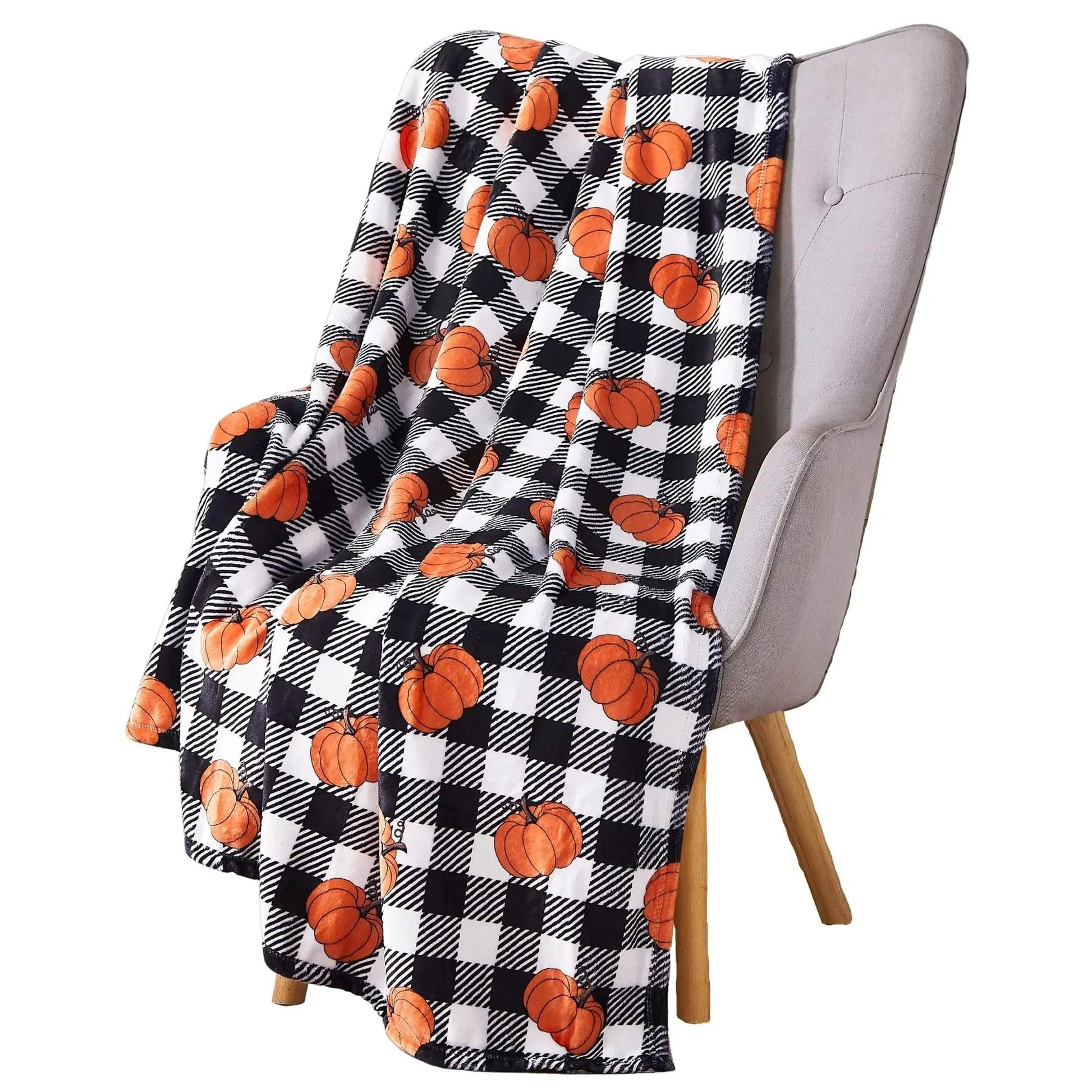 halloween throw blankets - basil boutique