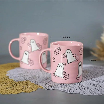 halloween ceramic mugs - basil boutique