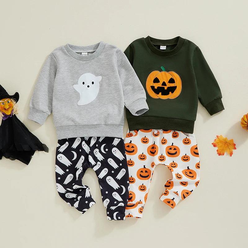 halloween time kids outfits - basil boutique