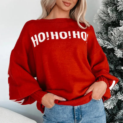 merry christmas knit sweater