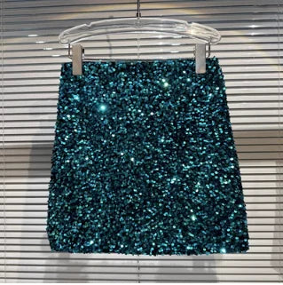 fashion sequin mini skirt - basil boutique