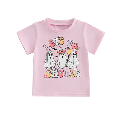 let's go ghouls kids t-shirt