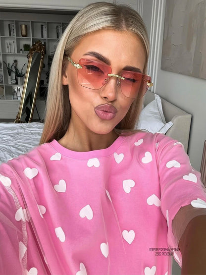 heart mesh tops + dresses