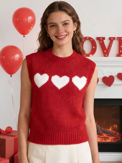 valentine's day sweater vest